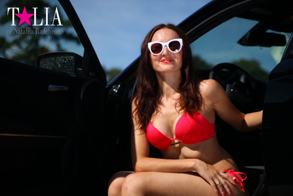 Наша фотосессия с машиной в Хэмптонсе на Лонг Айленде