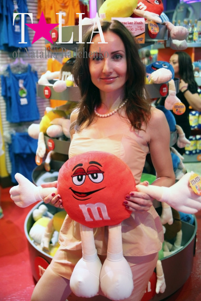 Магазин M&M's на Таймс Сквер в Нью-Йорке