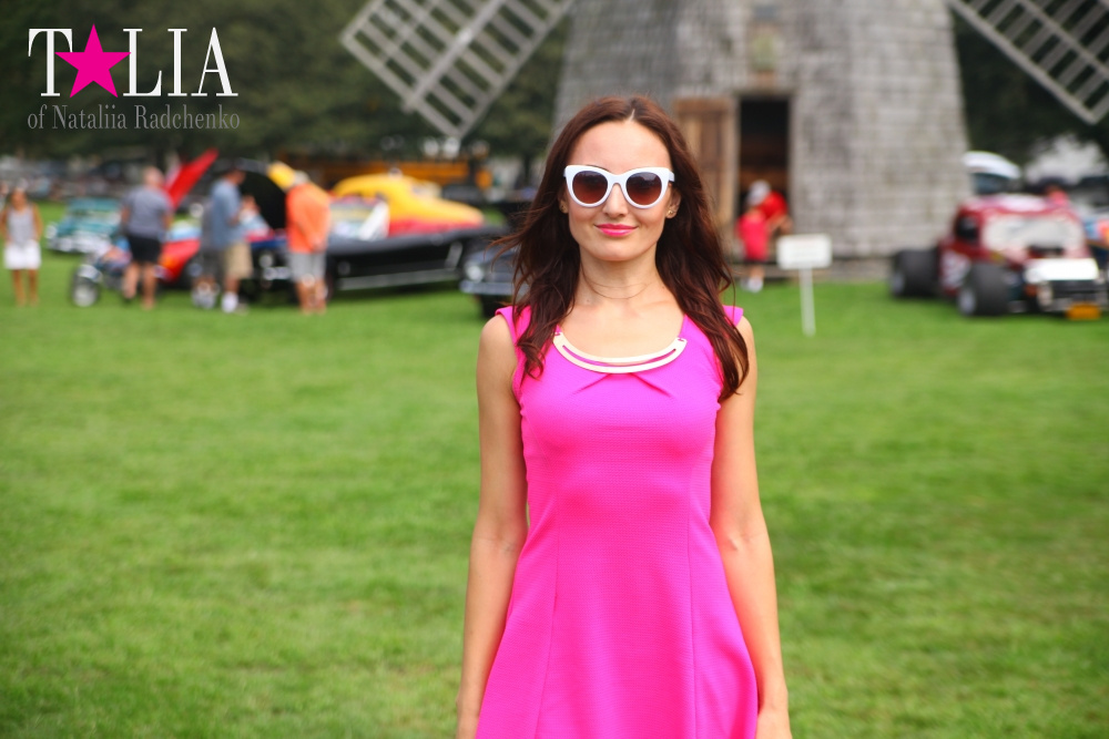 Шоу ретро-автомобилей в Хэмптонсе, штат Нью-Йорк