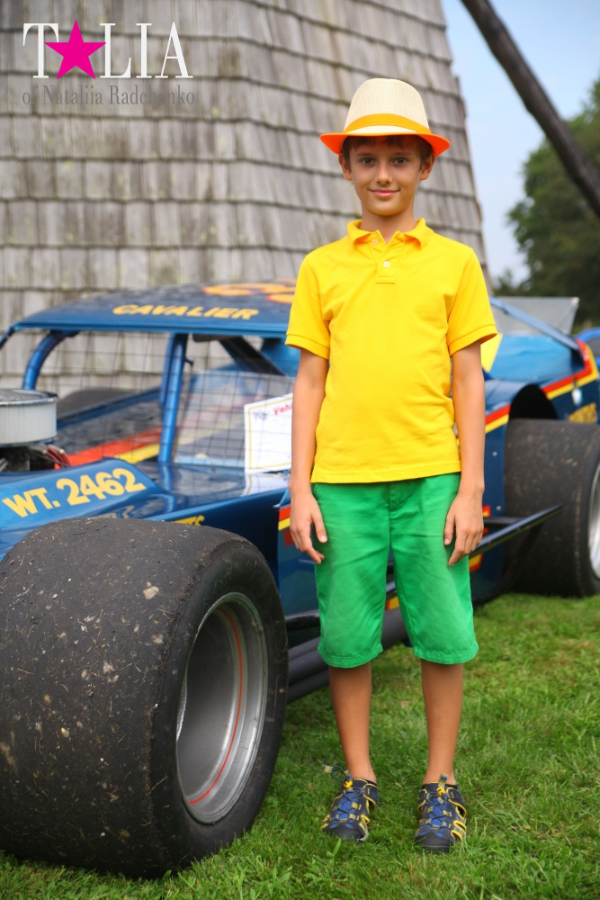 Шоу ретро-автомобилей в Хэмптонсе, штат Нью-Йорк