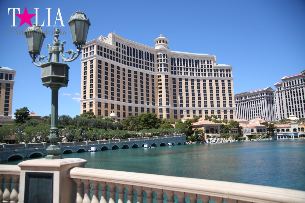 Танцующие Фонтаны Белладжио в Лас Вегасе, Невада, США