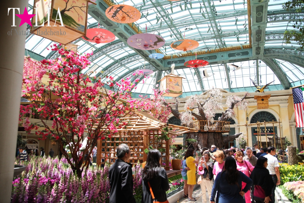 Ботанический сад в отеле Белладжио Лас Вегас, Невада, США