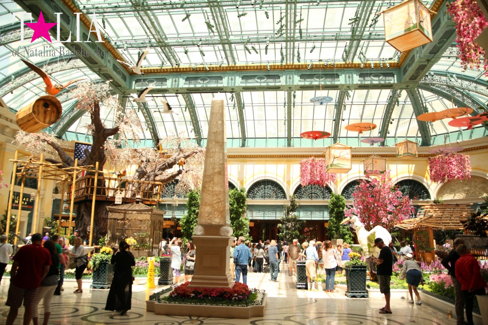 Ботанический сад в отеле Белладжио Лас Вегас, Невада, США