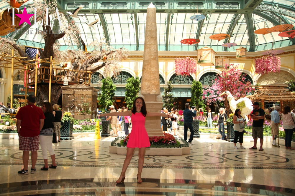 Ботанический сад в отеле Белладжио Лас Вегас, Невада, США