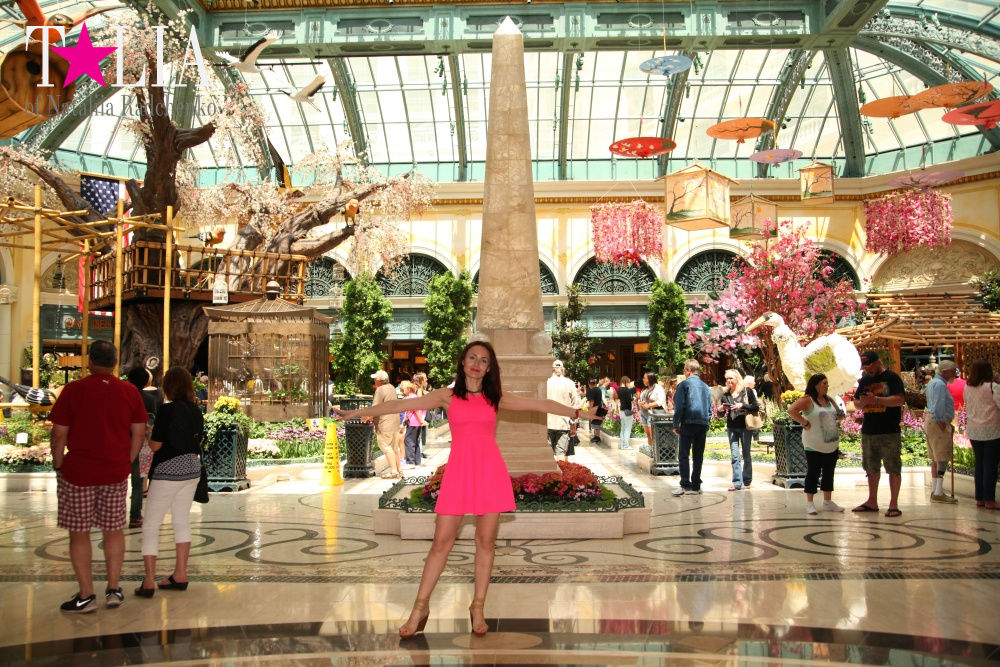 Ботанический сад в отеле Белладжио Лас Вегас, Невада, США