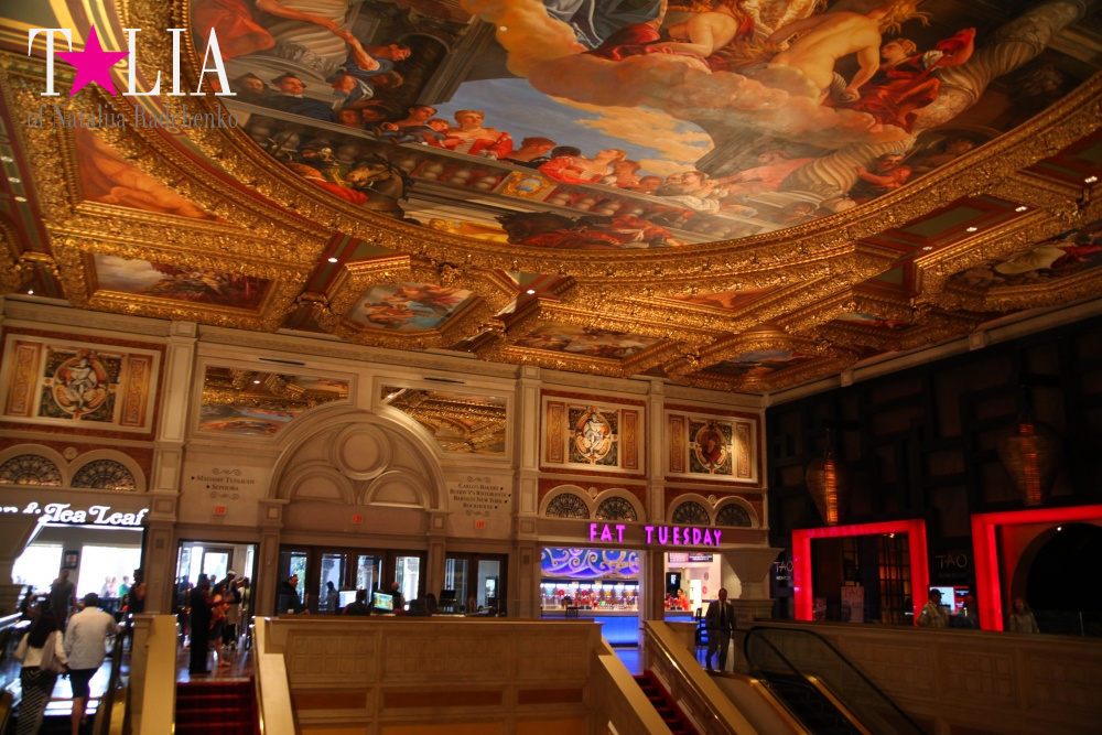 Каналы Венеции в отеле The Venetian в Лас Вегасе, Невада, США