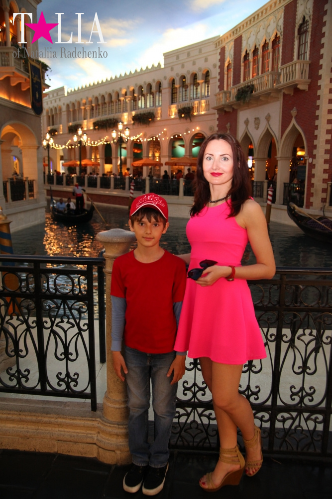 Каналы Венеции в отеле The Venetian в Лас Вегасе, Невада, США