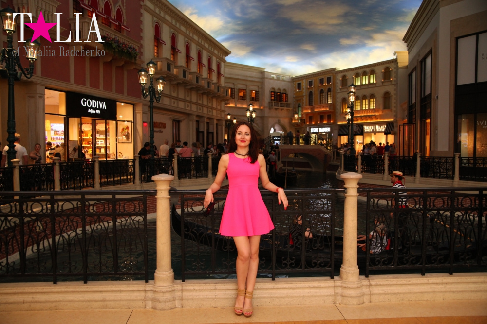 Каналы Венеции в отеле The Venetian в Лас Вегасе, Невада, США