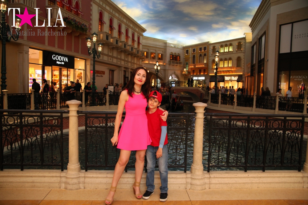 Каналы Венеции в отеле The Venetian в Лас Вегасе, Невада, США