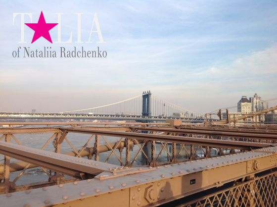 Вид с Бруклинского моста (Brooklyn Bridge)