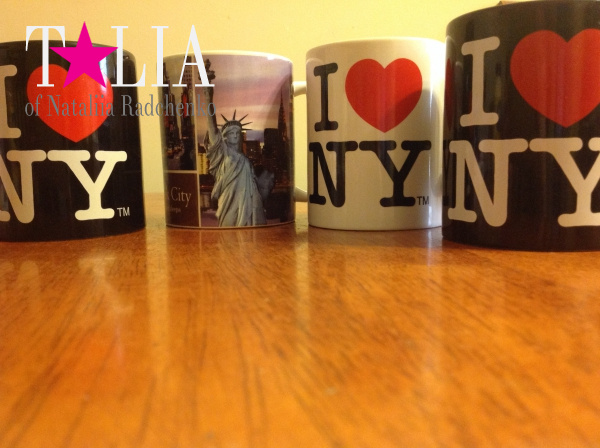 Мои домашние чашки-сувениры :) (Gifts from NYC)