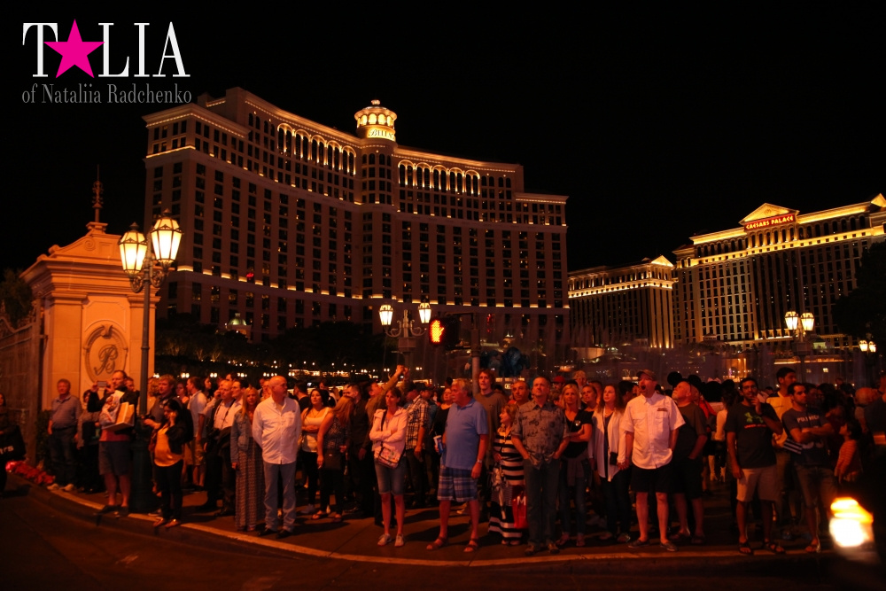 Танцующие Фонтаны Белладжио в Лас Вегасе, Невада, США