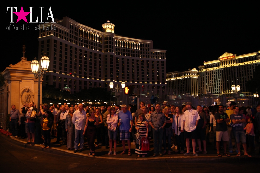 Танцующие Фонтаны Белладжио в Лас Вегасе, Невада, США