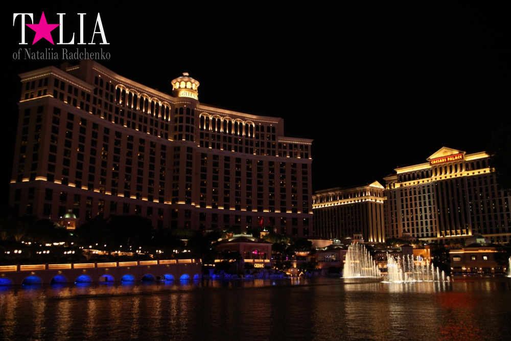 Танцующие Фонтаны Белладжио в Лас Вегасе, Невада, США
