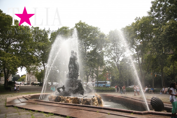 Фонтан Бэйли на Гранд-Арми-Плаза. Бруклин, Нью-Йорк