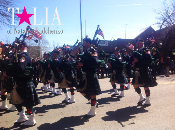 Парад в честь Дня Святого Патрика. 3 авеню, Бруклин.