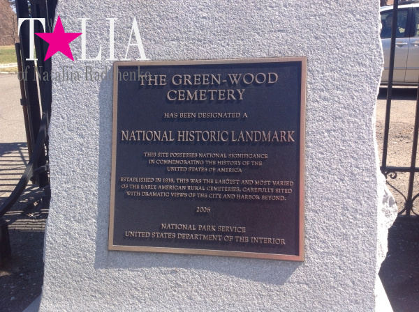 Национальный исторический парк ''Кладбище Гринвуд'', Бруклин, Нью-Йорк.