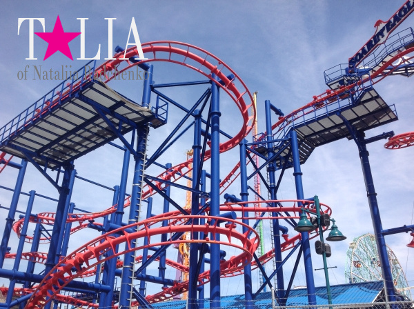 Парк аттракционов. Кони-Айленд, Бруклин, Нью-Йорк (Coney Island)