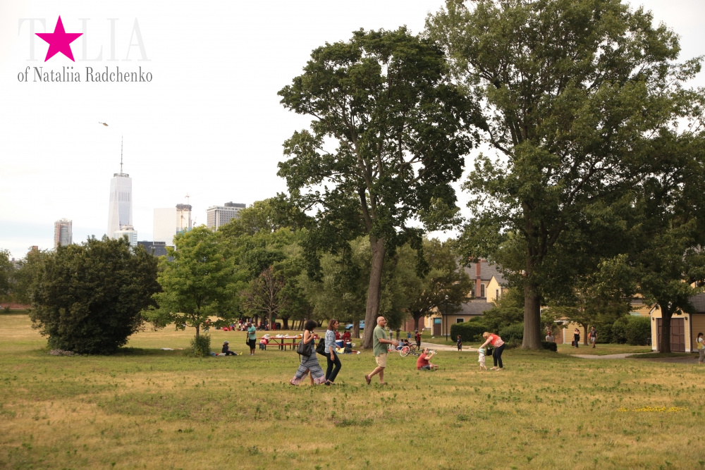 Отдых на Гувернер Айленде (Governors Island). Лучший скайлайн Нью-Йорка