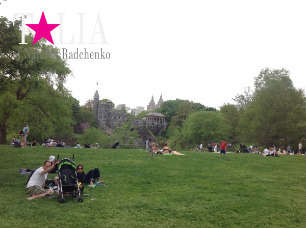 Центральный парк. Замок Бельведер. Манхэттен, Нью-Йорк