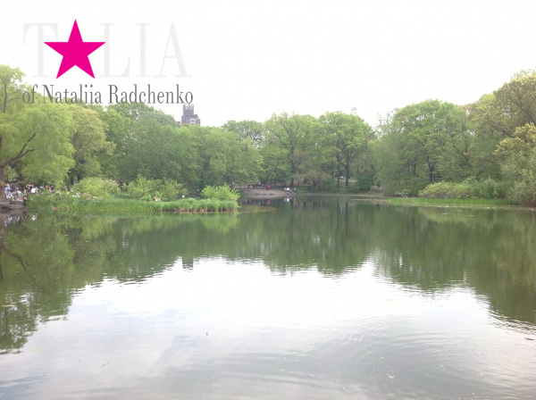 Озеро в Центральном парке. Манхэттен