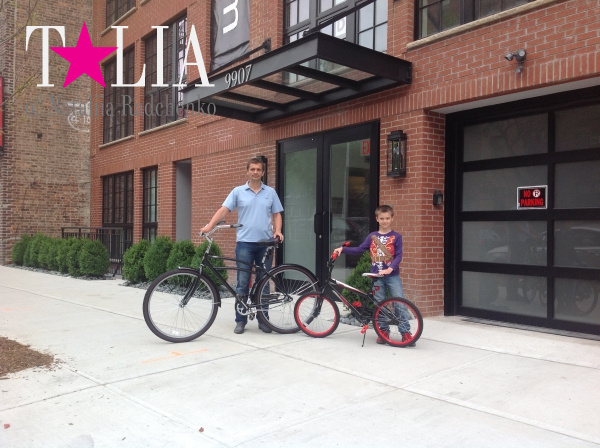 Наше второе семейное увлечение (касается только мужчин) - велосипед:)