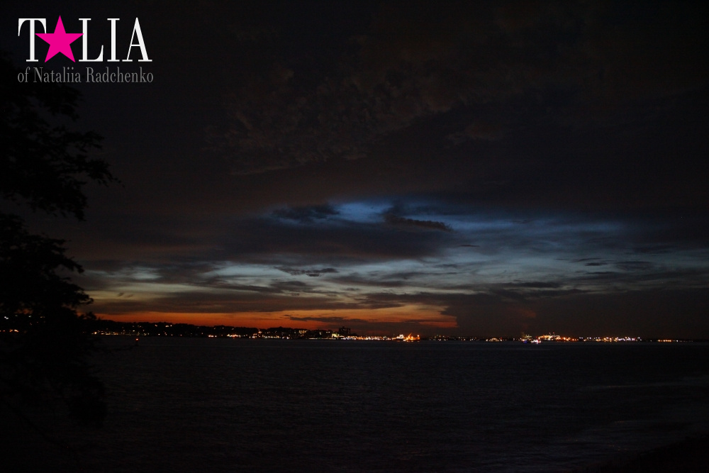 Закат на набережной Бей Риджа