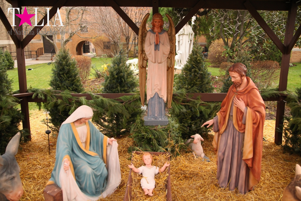 Собор Святого Патрика в Бруклине на Рождество. Бей Ридж