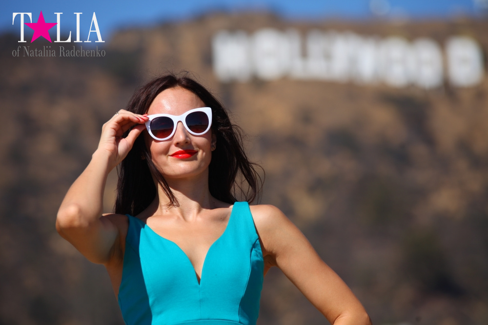 День рождения нашего папы и путешествие в Голливуд (штат Калифорния, знак Голливуд)