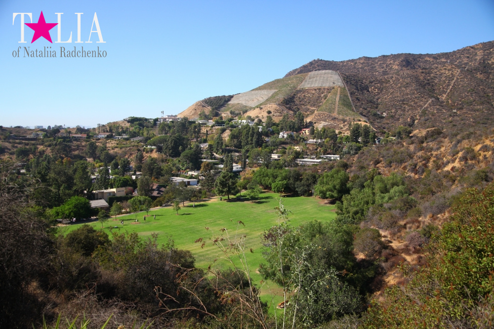 День рождения нашего папы и путешествие в Голливуд (штат Калифорния, знак Голливуд)