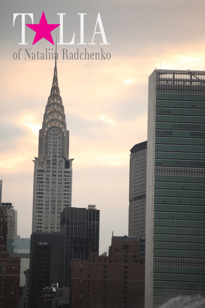 Закат и Небоскреб Крайслер Билдинг, Нью-Йорк (Chrysler Building)