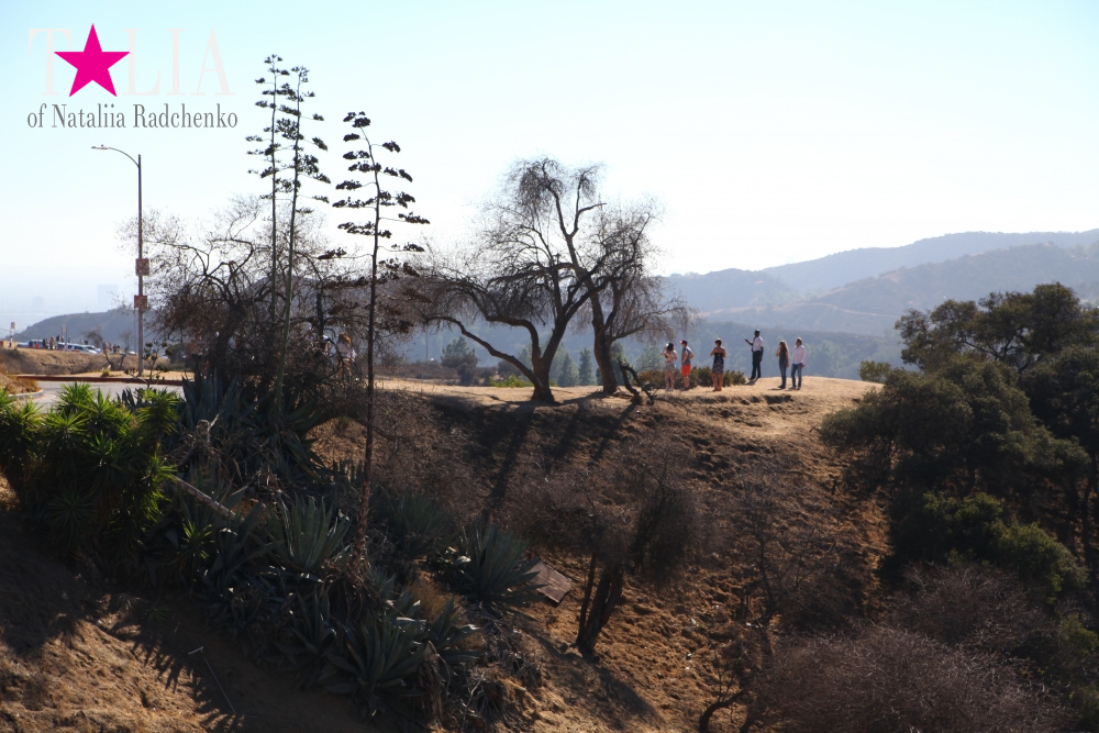 День рождения нашего папы и путешествие в Голливуд (штат Калифорния, знак Голливуд)