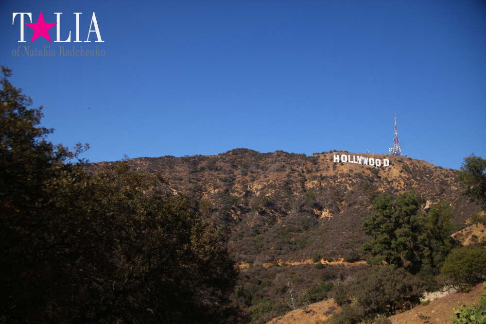 День рождения нашего папы и путешествие в Голливуд (штат Калифорния, знак Голливуд)