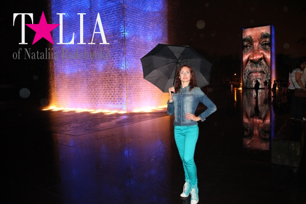 Краун фонтан в Миллениум парке Чикаго (Crown Fountain, Chicago)