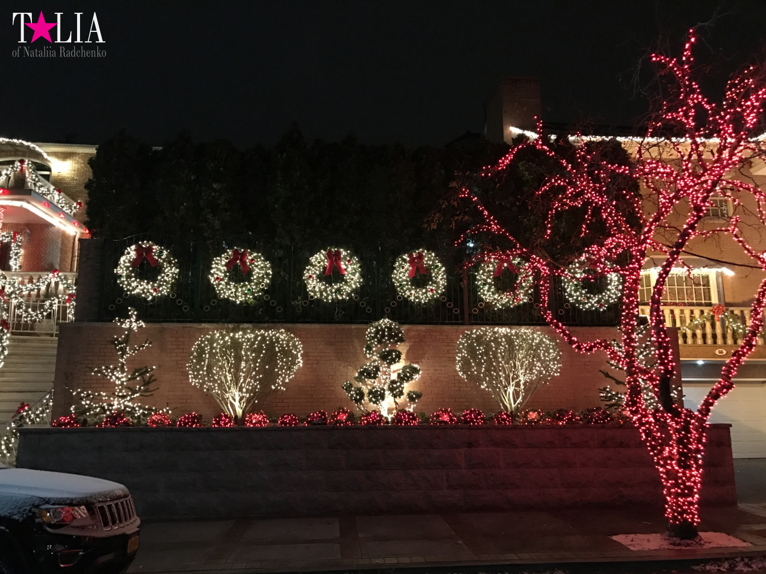 Preparation of New York for Christmas and New Year 2017. Manhattan + Bay Ridge