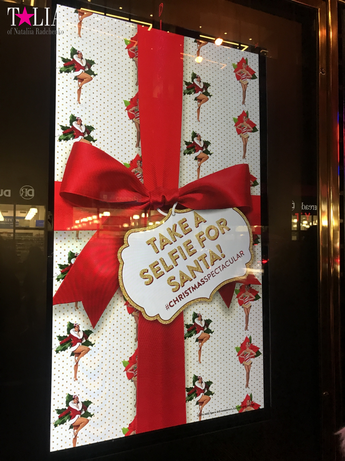 Musical on Broadway "Radio City Christmas Spectacular" with dancers "The Rockettes"