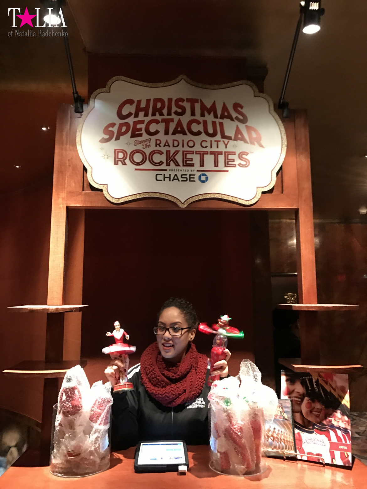 Musical on Broadway "Radio City Christmas Spectacular" with dancers "The Rockettes"