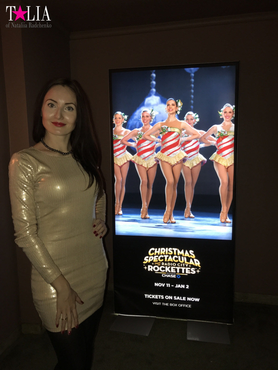 Musical on Broadway "Radio City Christmas Spectacular" with dancers "The Rockettes"