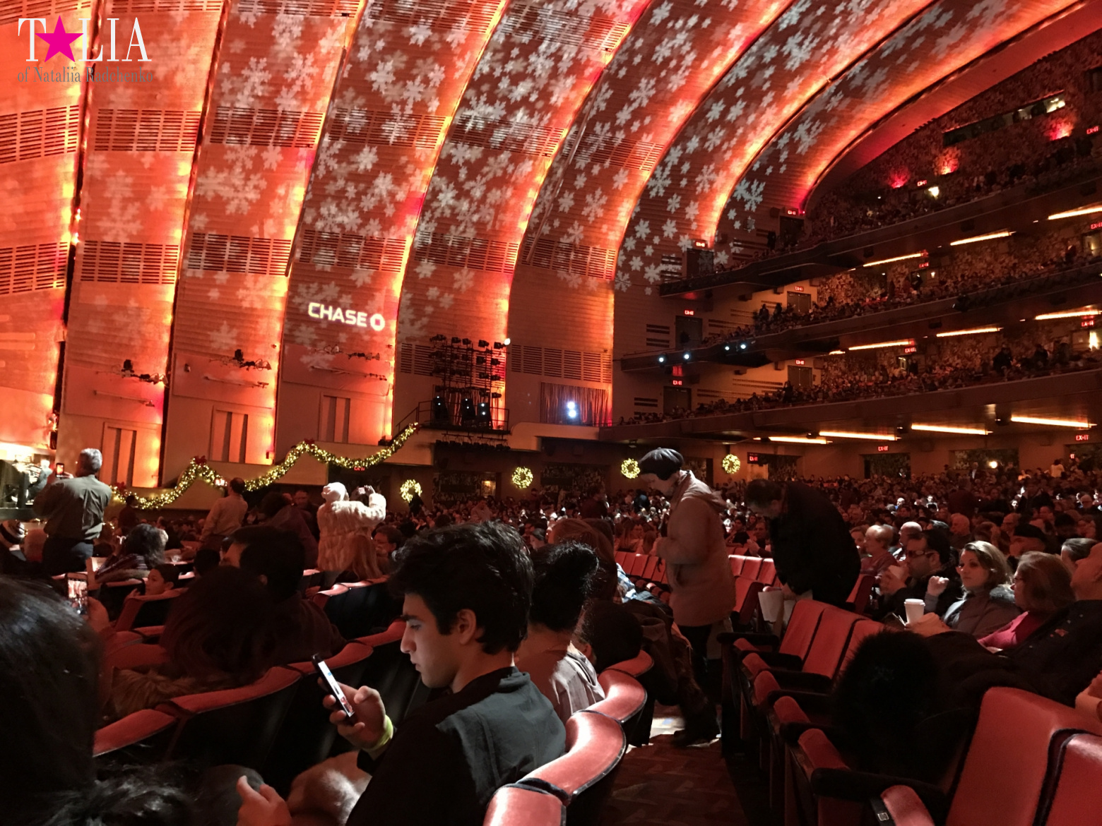 Musical on Broadway "Radio City Christmas Spectacular" with dancers "The Rockettes"