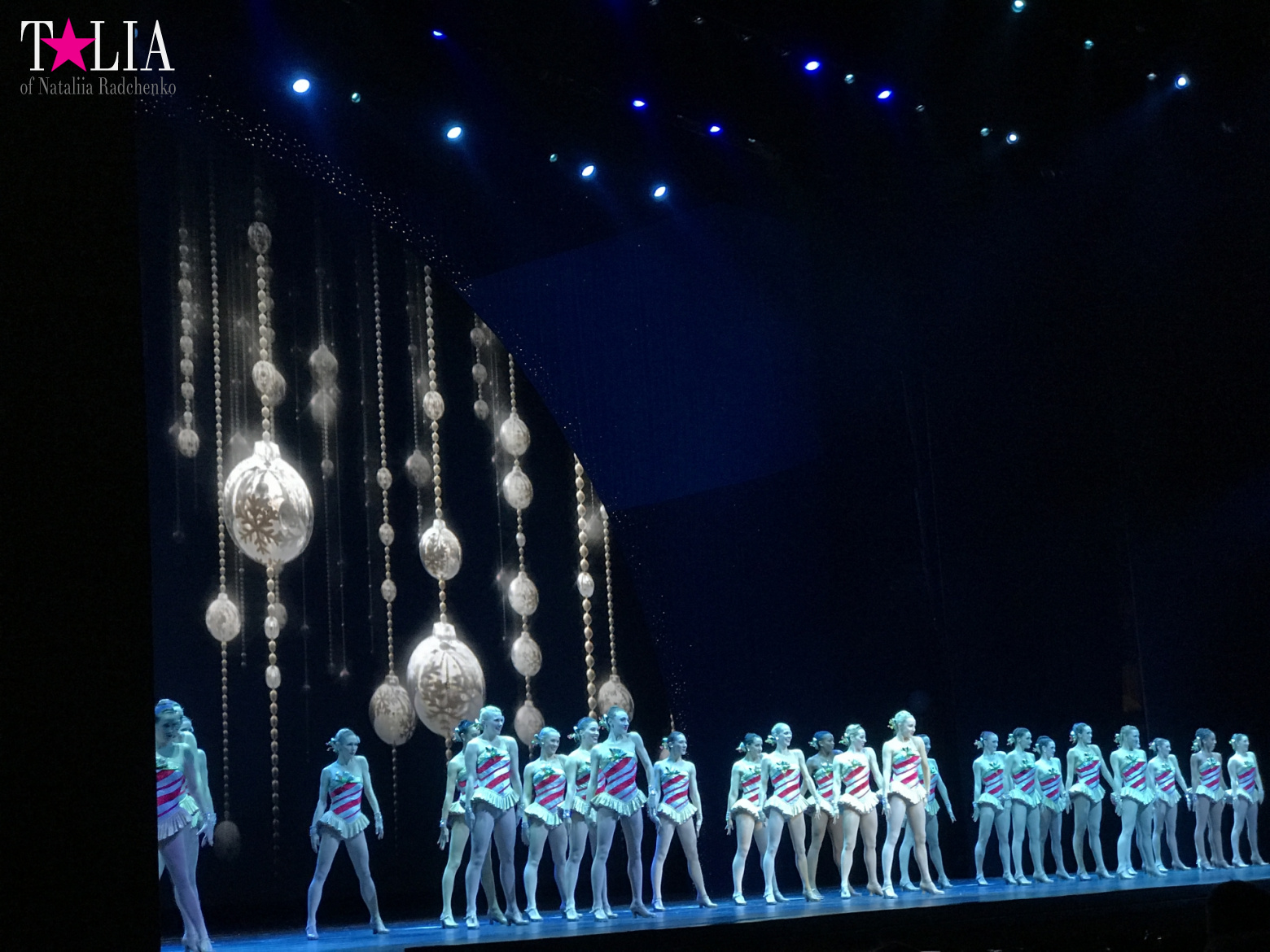 Musical on Broadway "Radio City Christmas Spectacular" with dancers "The Rockettes"