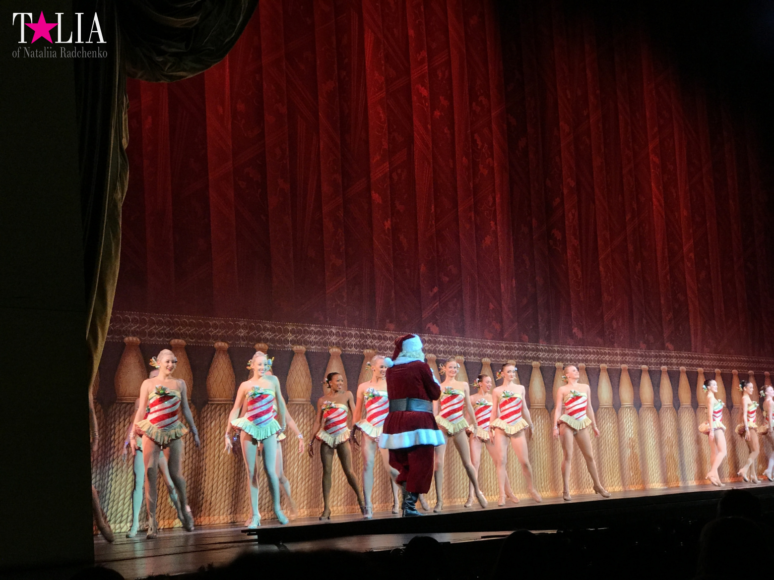 Musical on Broadway "Radio City Christmas Spectacular" with dancers "The Rockettes"