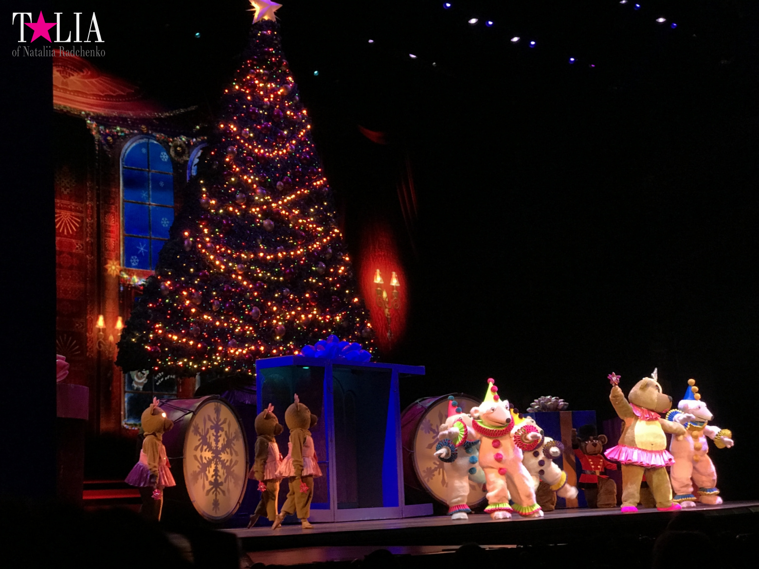 Musical on Broadway "Radio City Christmas Spectacular" with dancers "The Rockettes"