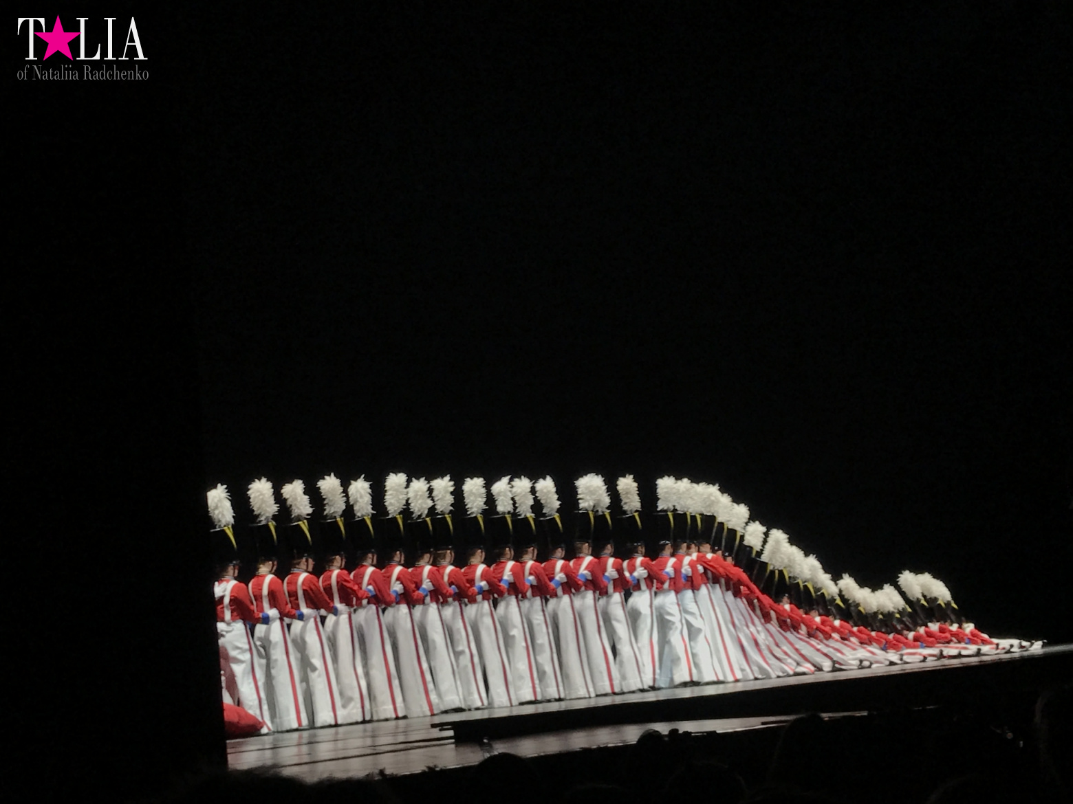 Musical on Broadway "Radio City Christmas Spectacular" with dancers "The Rockettes"