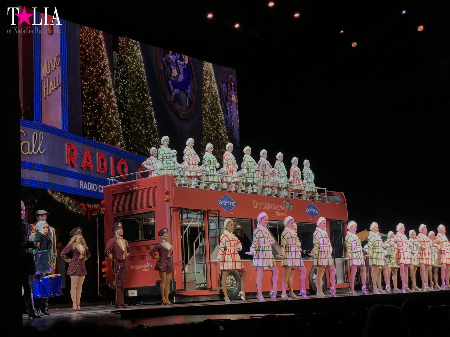Musical on Broadway "Radio City Christmas Spectacular" with dancers "The Rockettes"