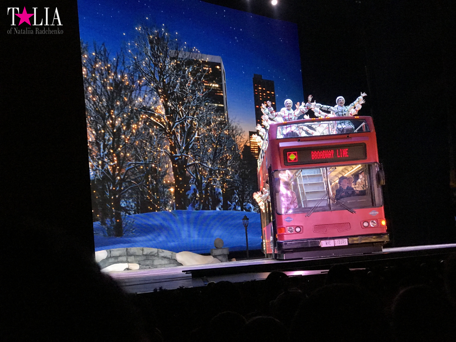 Musical on Broadway "Radio City Christmas Spectacular" with dancers "The Rockettes"