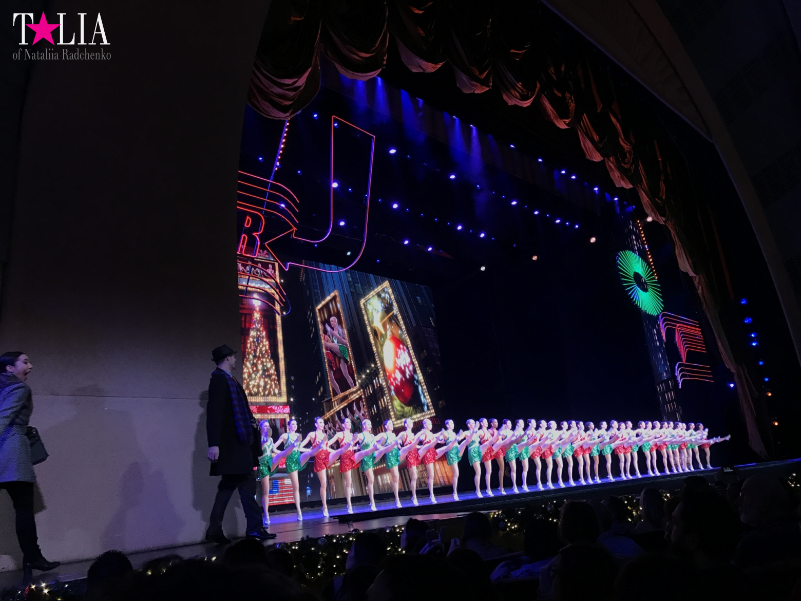 Musical on Broadway "Radio City Christmas Spectacular" with dancers "The Rockettes"