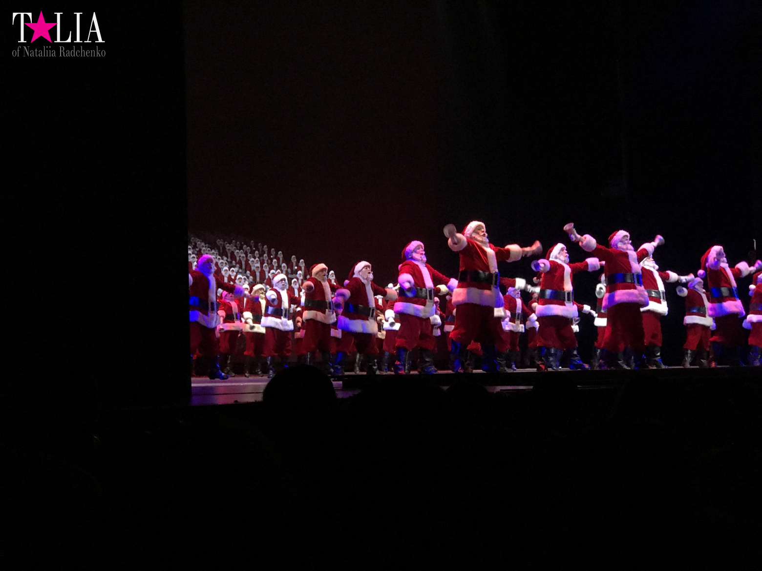 Musical on Broadway "Radio City Christmas Spectacular" with dancers "The Rockettes"