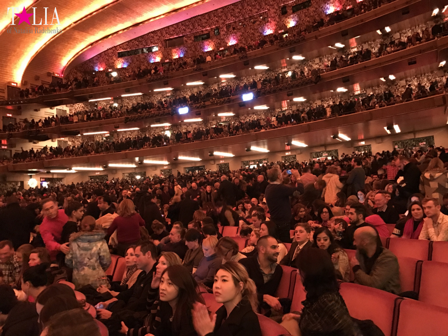 Musical on Broadway "Radio City Christmas Spectacular" with dancers "The Rockettes"