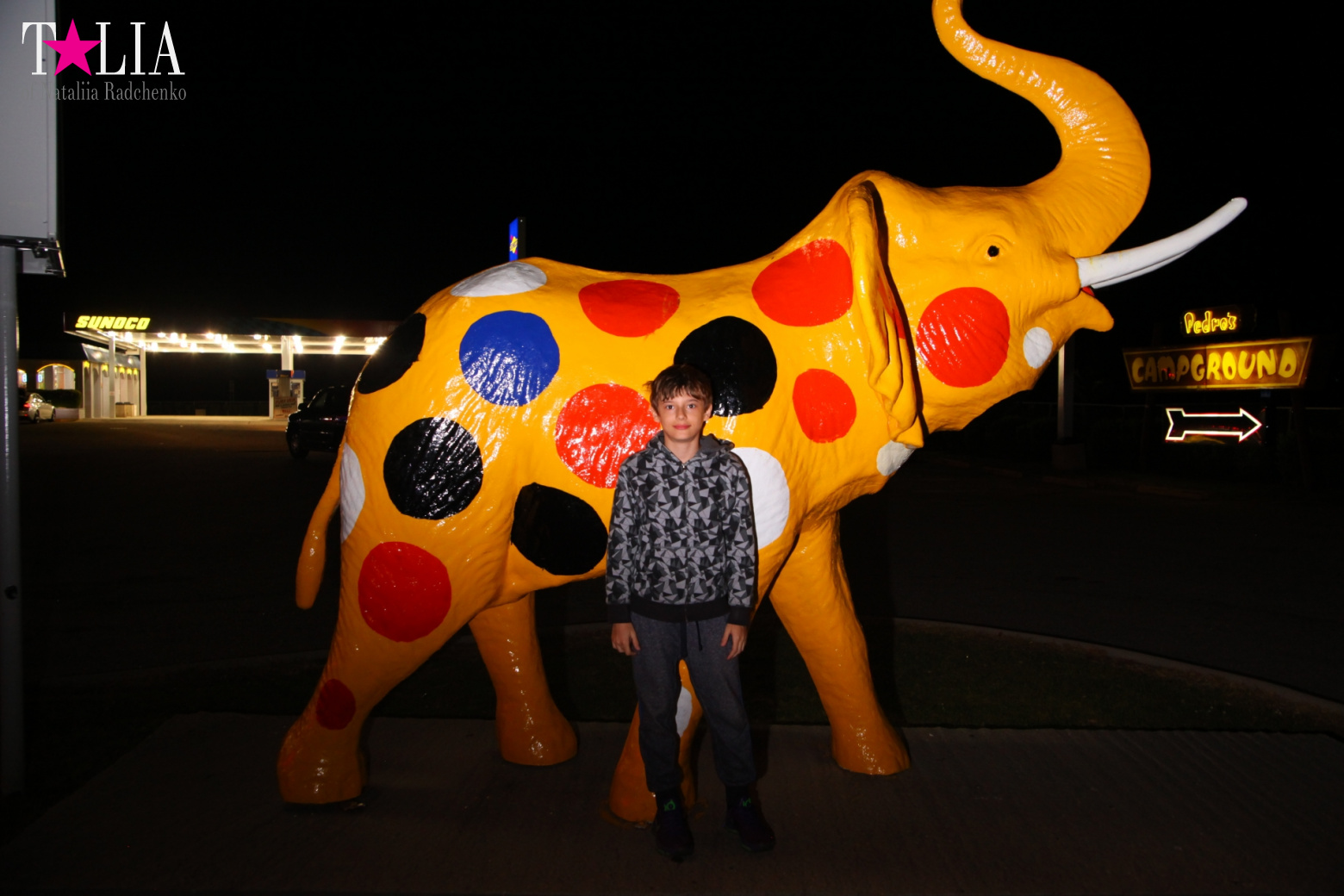 ''South of the Border". The middle of the way from New York to Miami by car