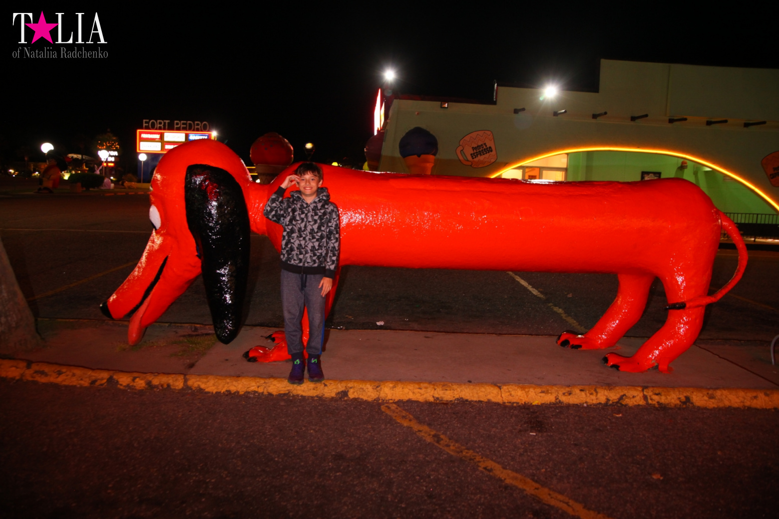 ''South of the Border". The middle of the way from New York to Miami by car